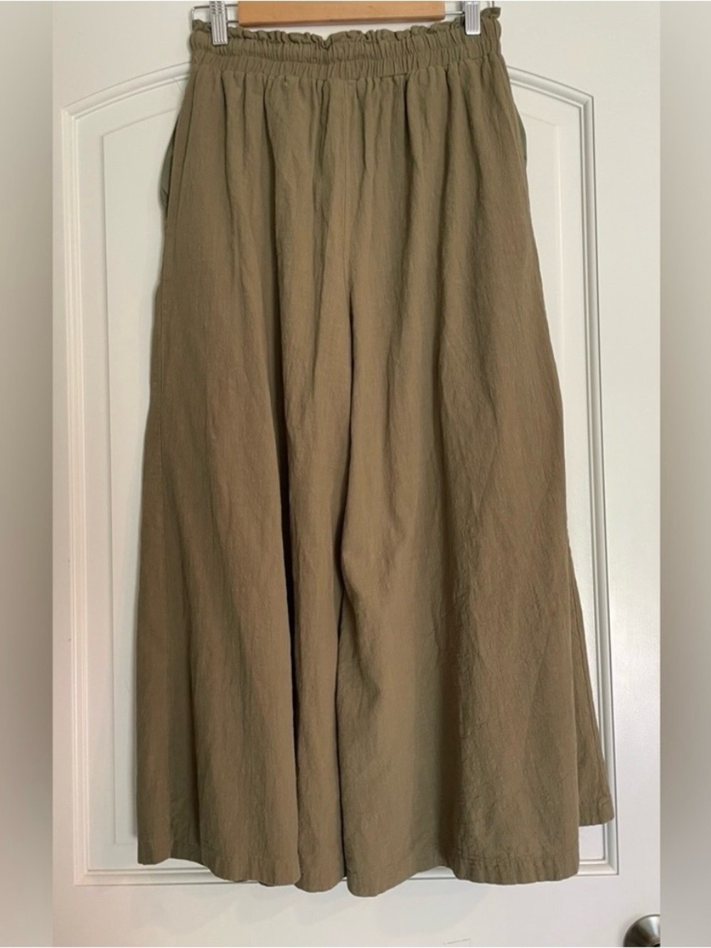 Scarlet Darkness Boho Wide-Leg Palazzo Cotton Pants Size M